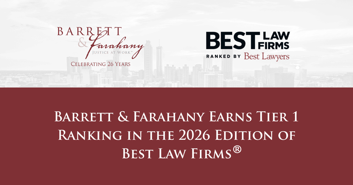 best law firms 2026 | barrett & farahany