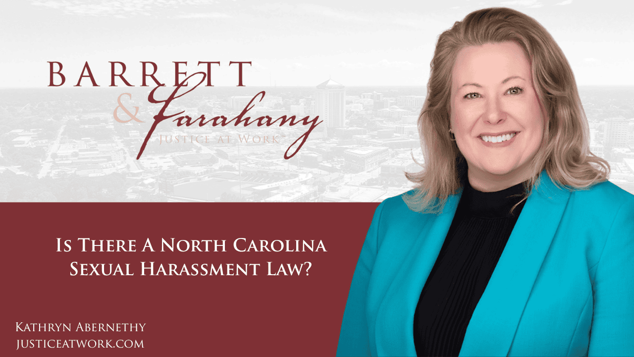 north carolina sexual harassment law