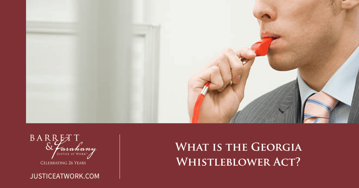 Georgia Whistleblower Act